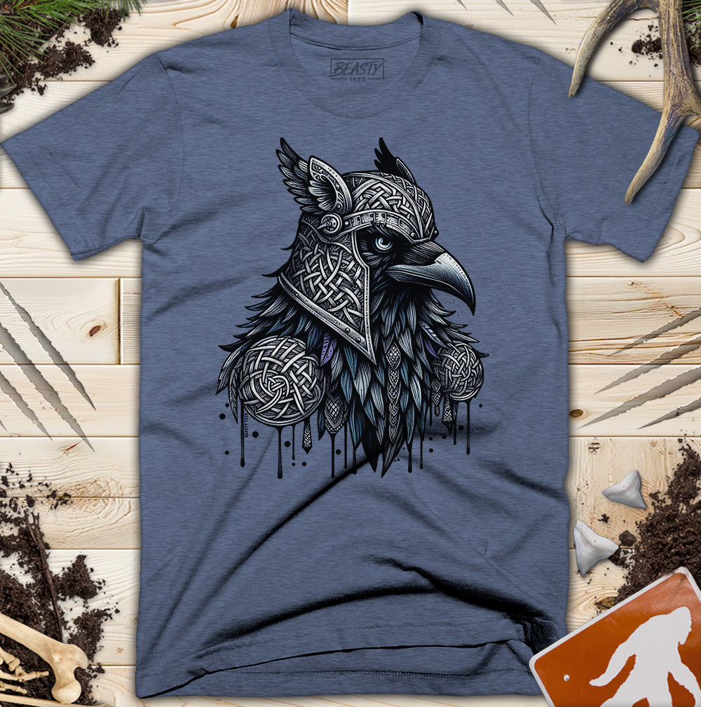 Celtic Raven Crow Warrior T-Shirt
