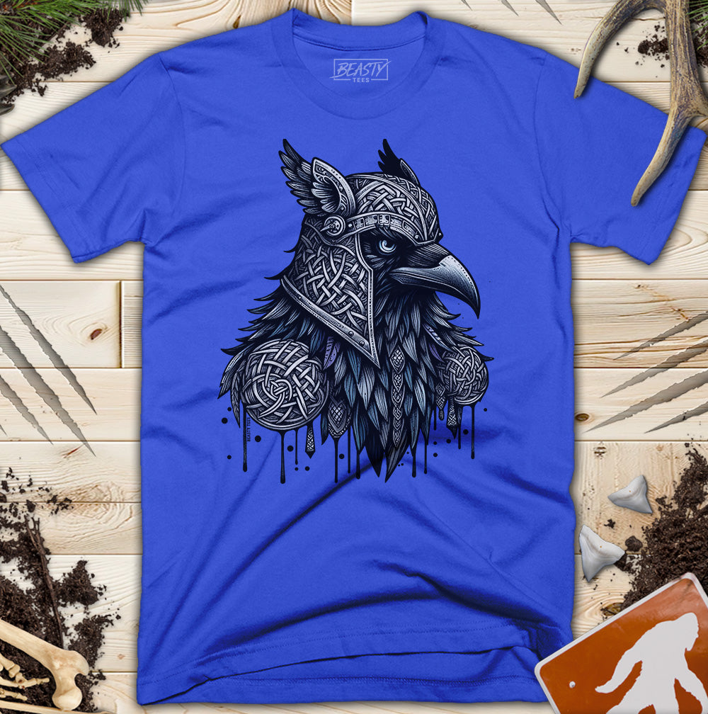 Celtic Raven Crow Warrior T-Shirt