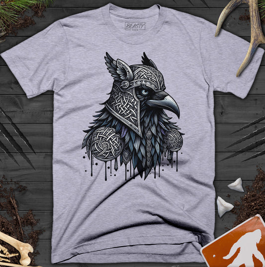 Celtic Raven Crow Warrior T-Shirt