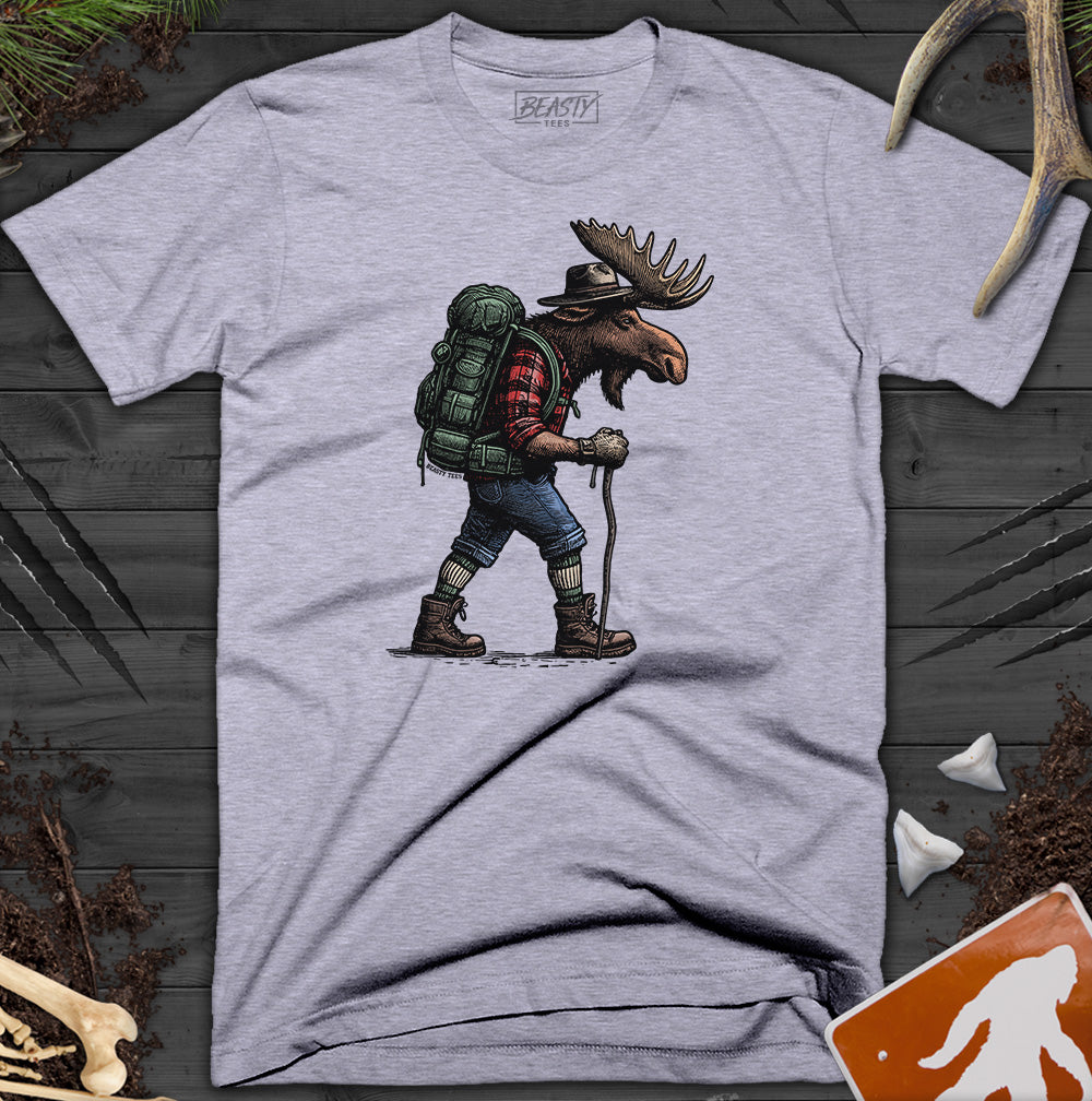 Hiking Moose T-Shirt