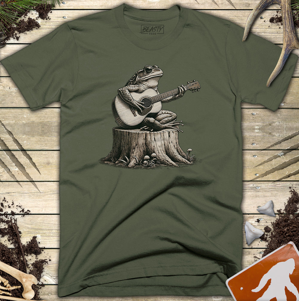 Frog Playing Guitar T-Shirt
