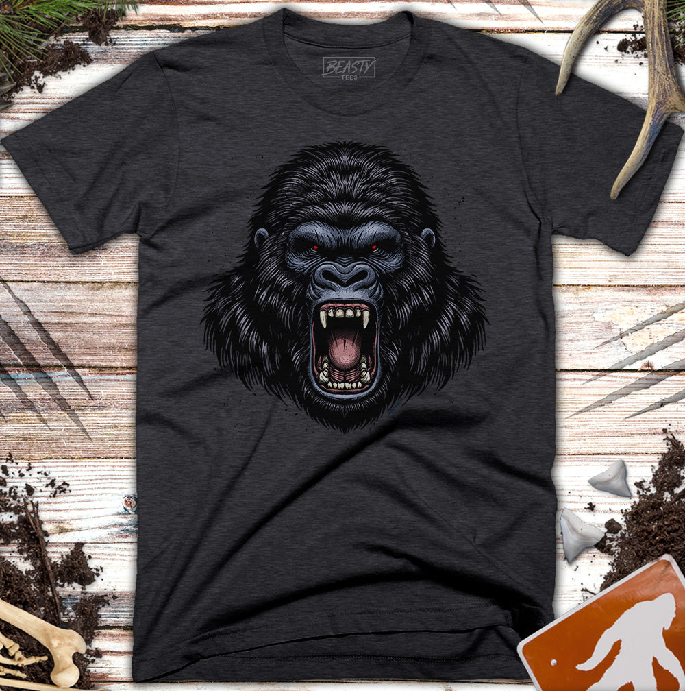 Screaming Gorilla Head T-Shirt
