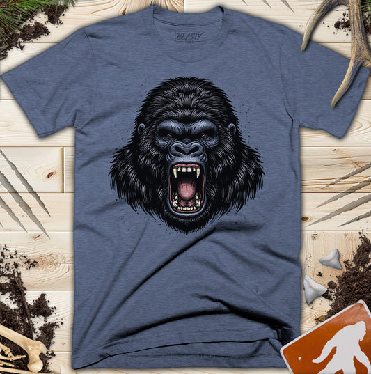 Screaming Gorilla Head T-Shirt
