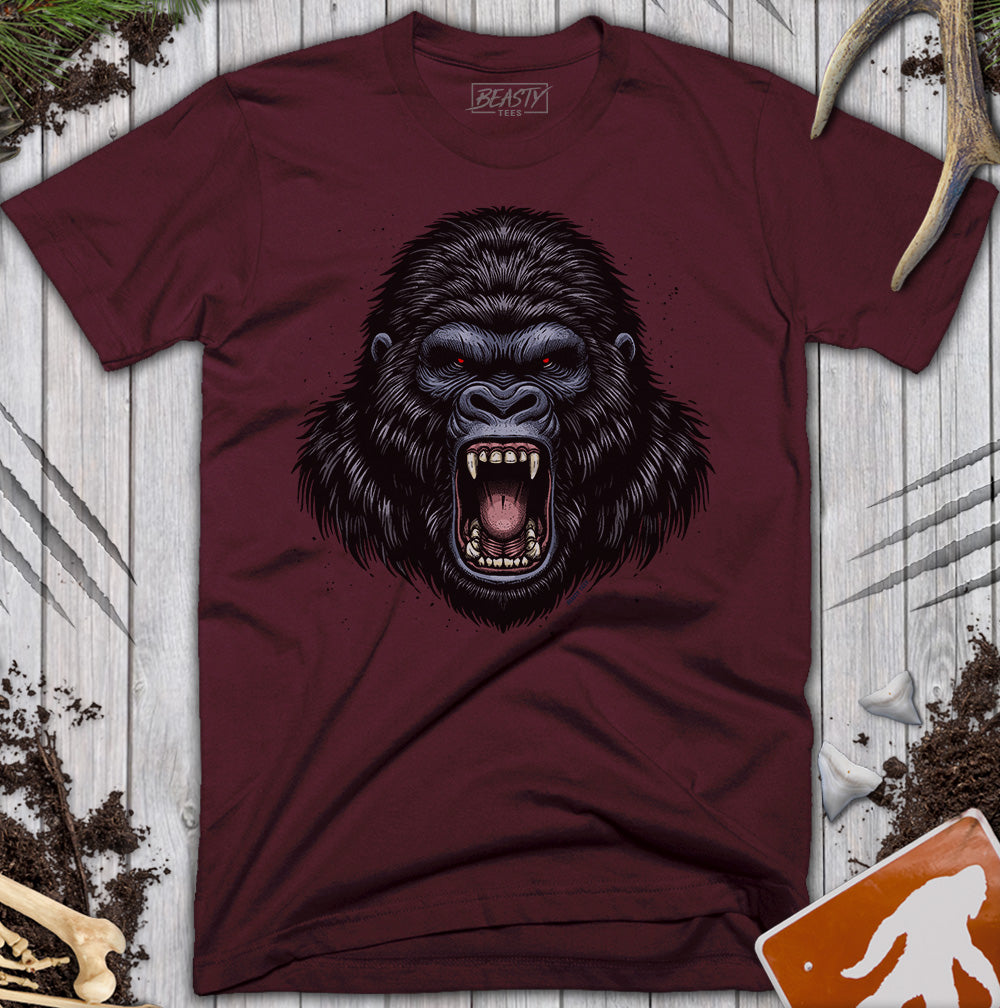 Screaming Gorilla Head T-Shirt
