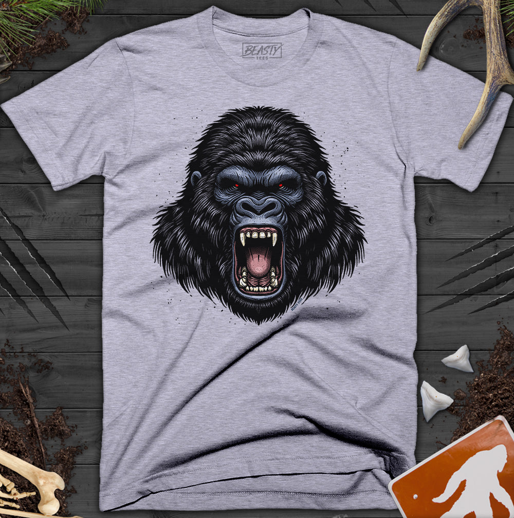 Screaming Gorilla Head T-Shirt
