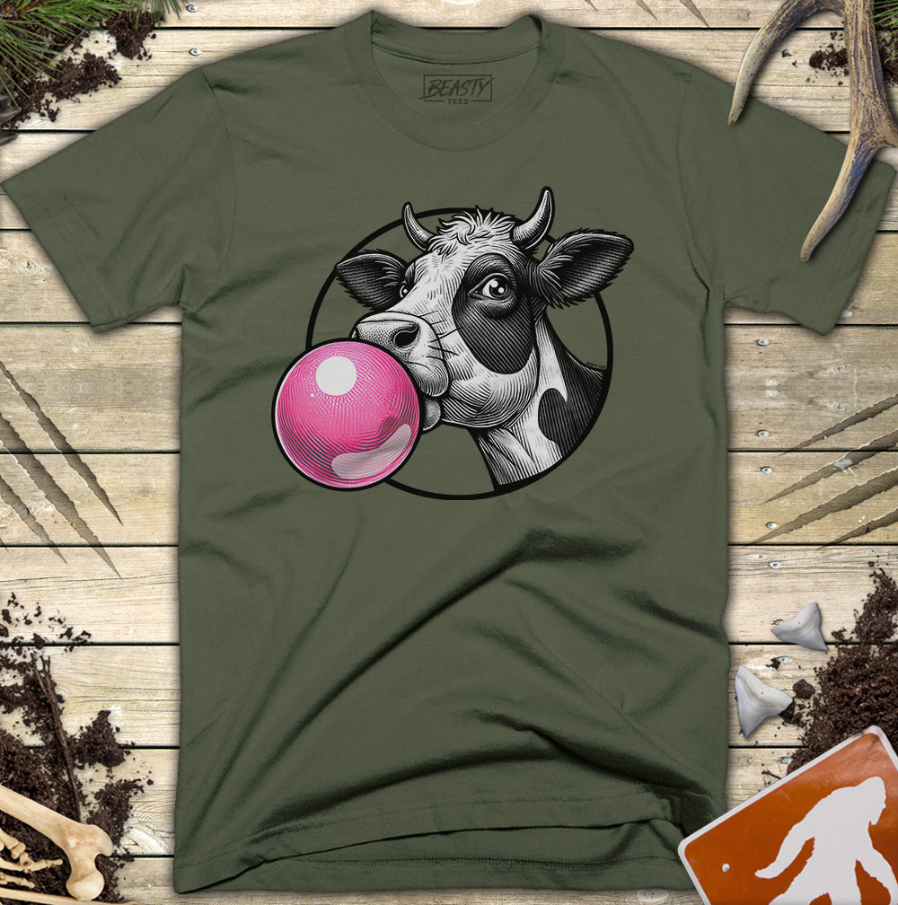 Cow Bubble Gum Bubble T-Shirt