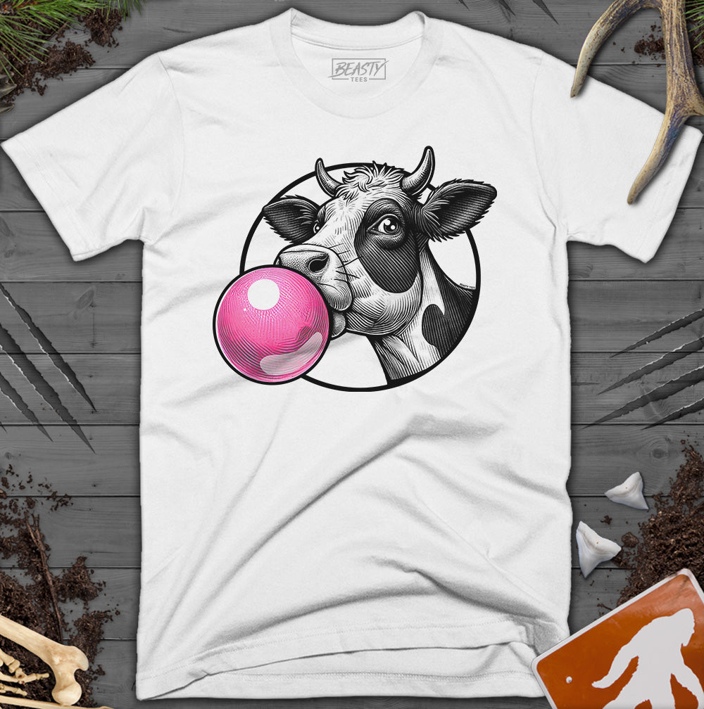 Cow Bubble Gum Bubble T-Shirt