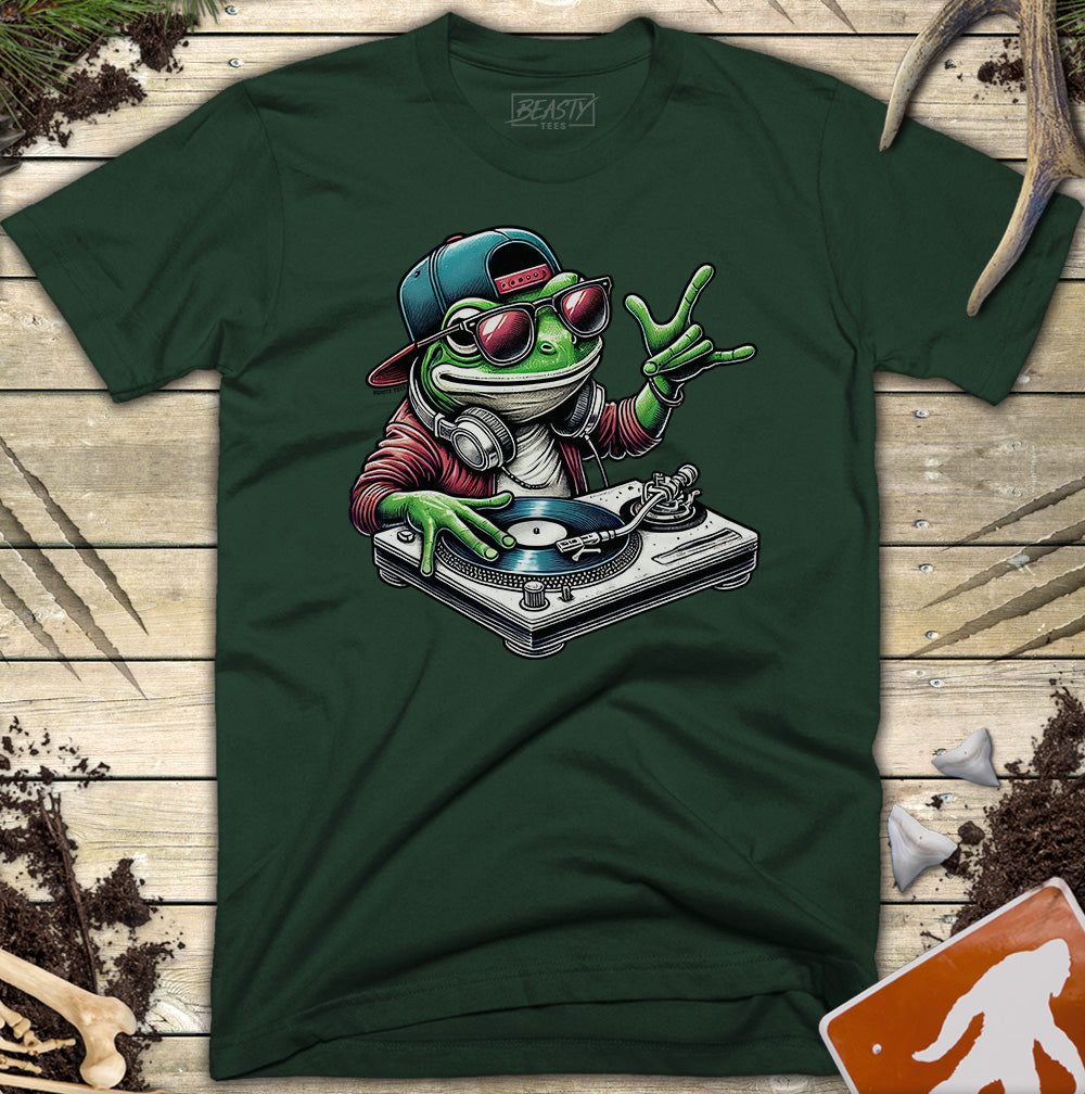 DJ Frog Turntable T-Shirt