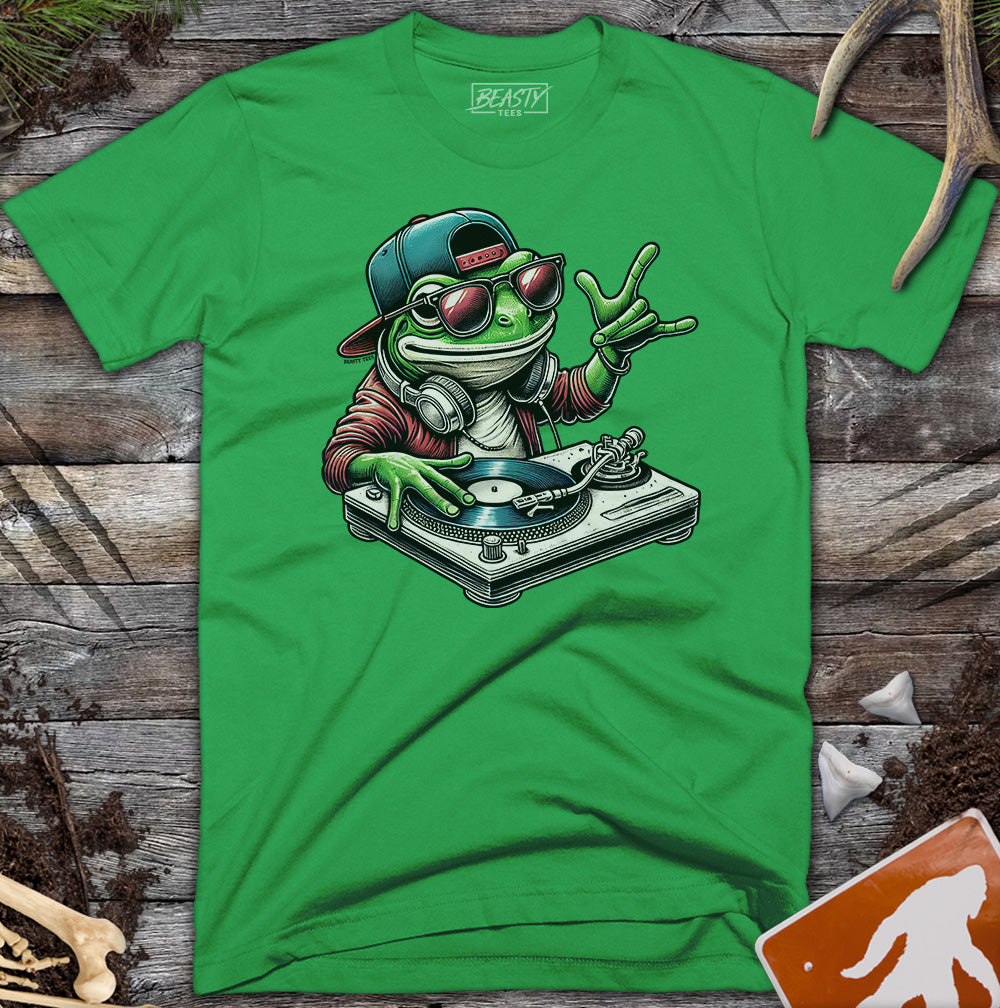 DJ Frog Turntable T-Shirt
