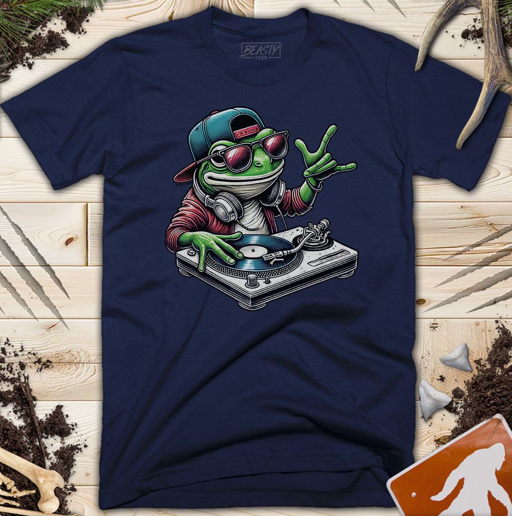 DJ Frog Turntable T-Shirt