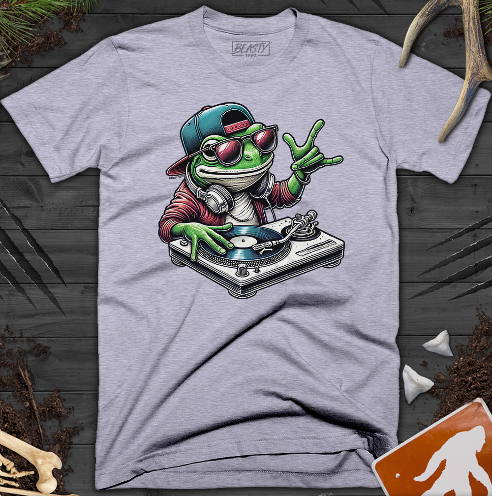 DJ Frog Turntable T-Shirt