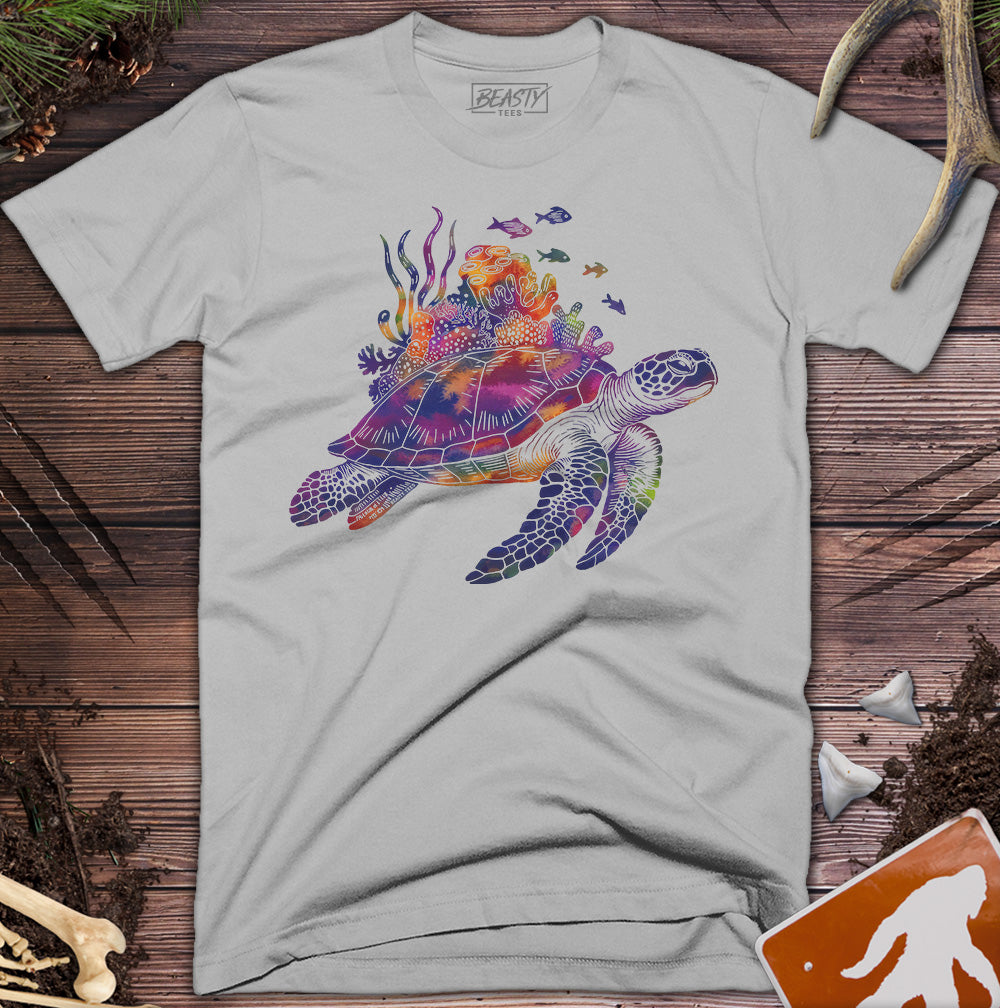 Coral Reef Sea Turtle T-Shirt