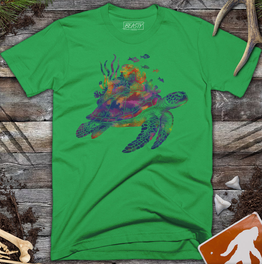 Coral Reef Sea Turtle T-Shirt