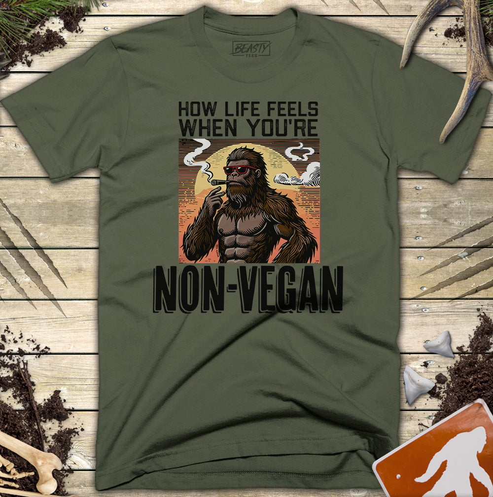 Non-Vegan Bigfoot T-Shirt