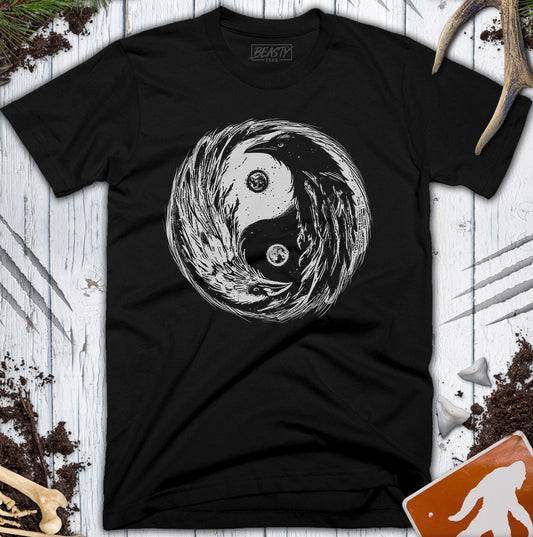 Yin Yang Crows T-Shirt