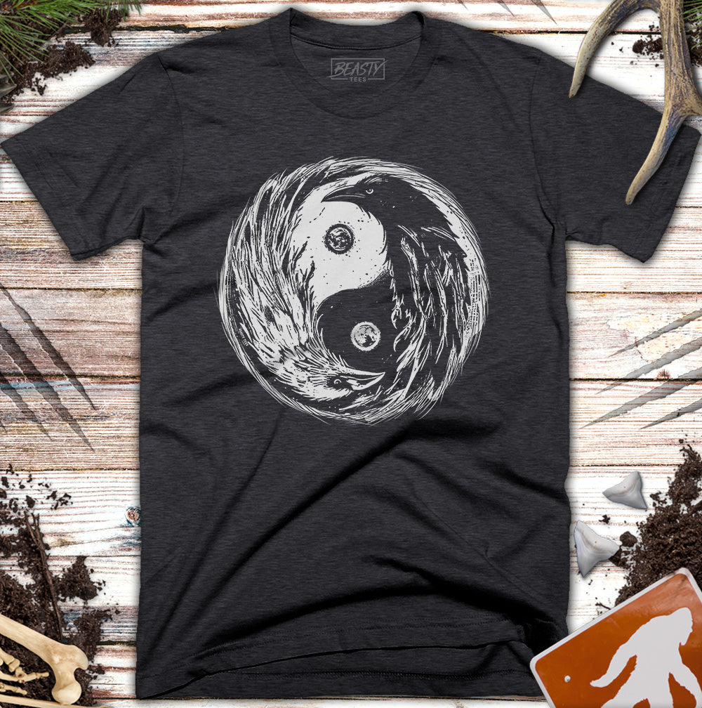 Yin Yang Crows T-Shirt