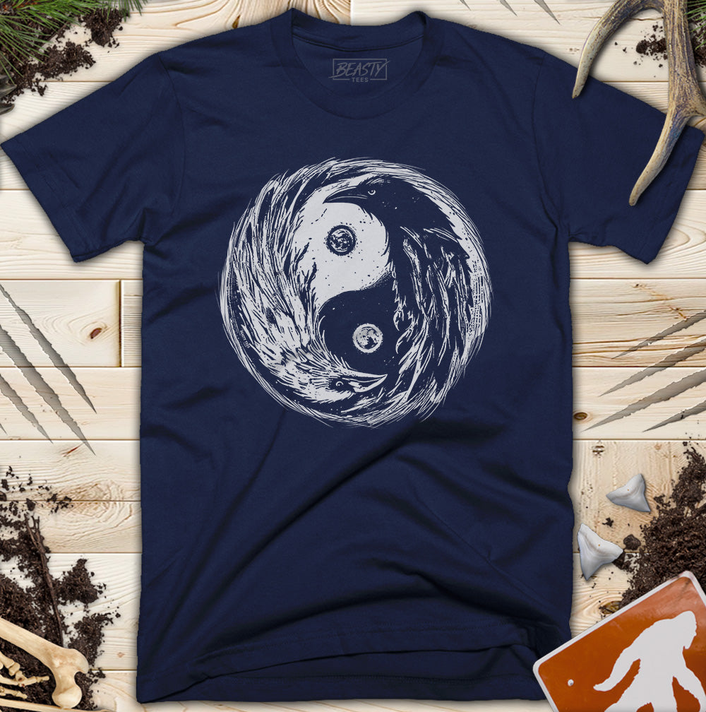 Yin Yang Crows T-Shirt