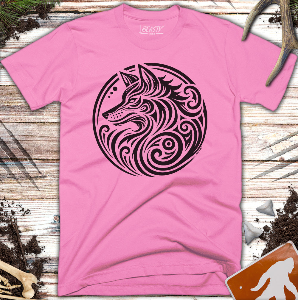 Tribal Wolf Head T-Shirt