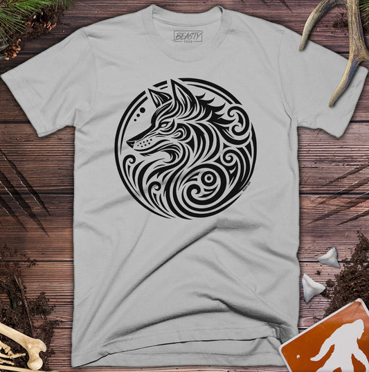 Tribal Wolf Head T-Shirt