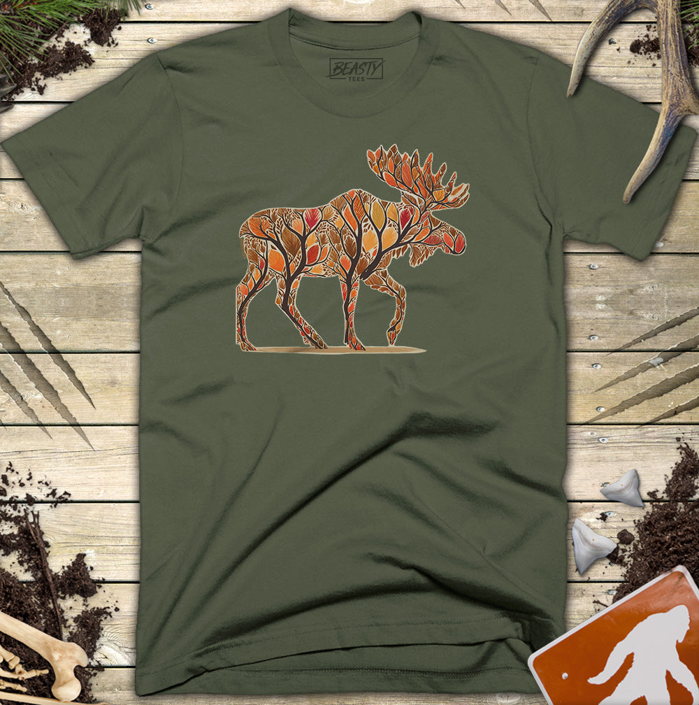 Fall Foliage Moose T-Shirt