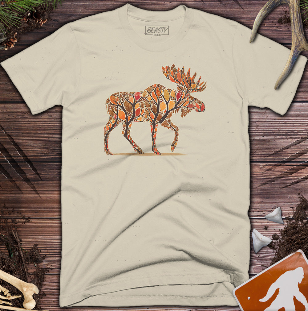 Fall Foliage Moose T-Shirt