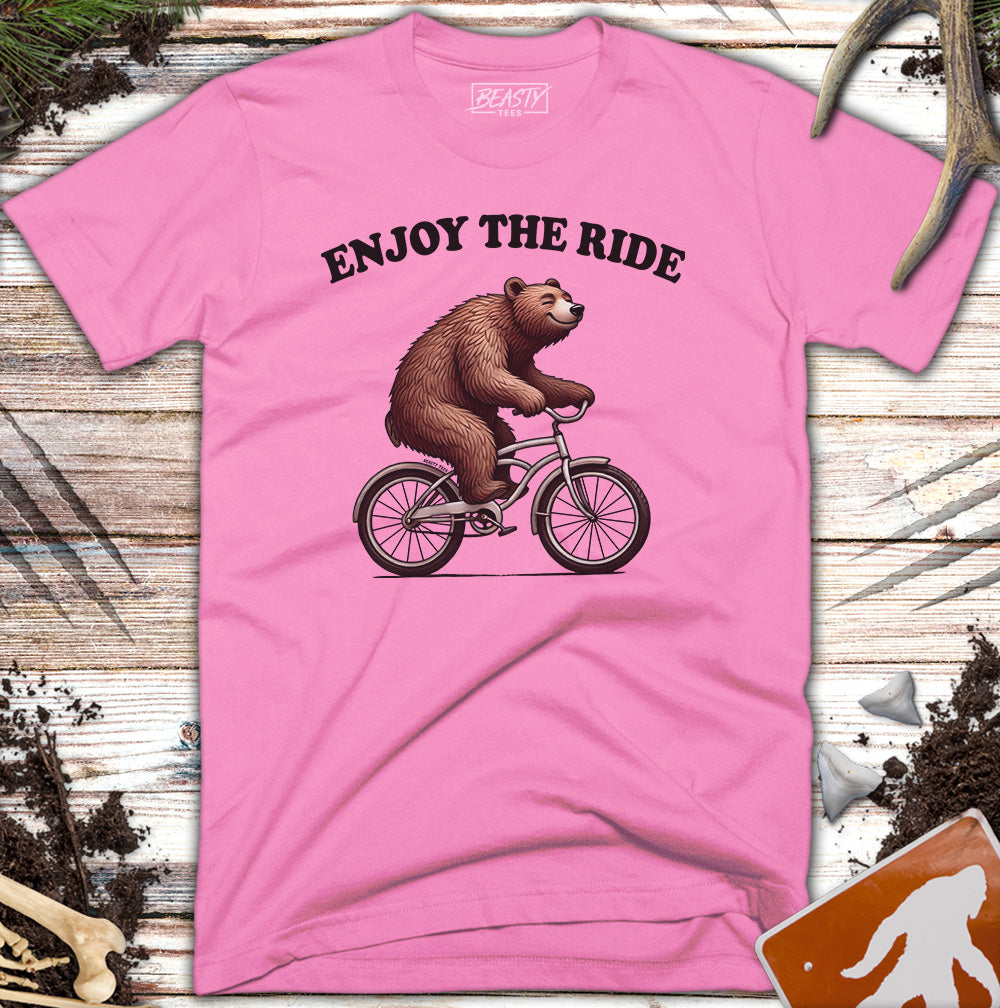 Enjoy The Ride Bear Bicycle T-Shirt
