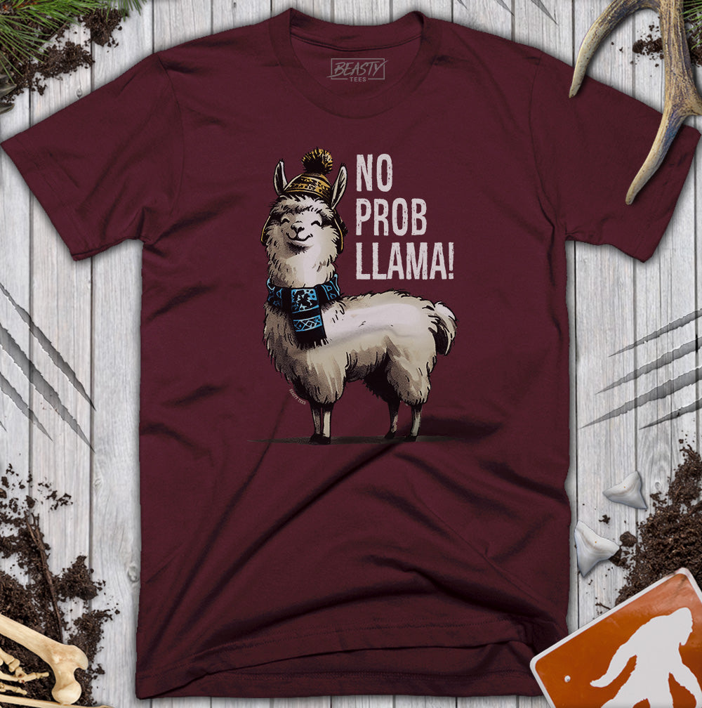 No Probllama Llama T-Shirt