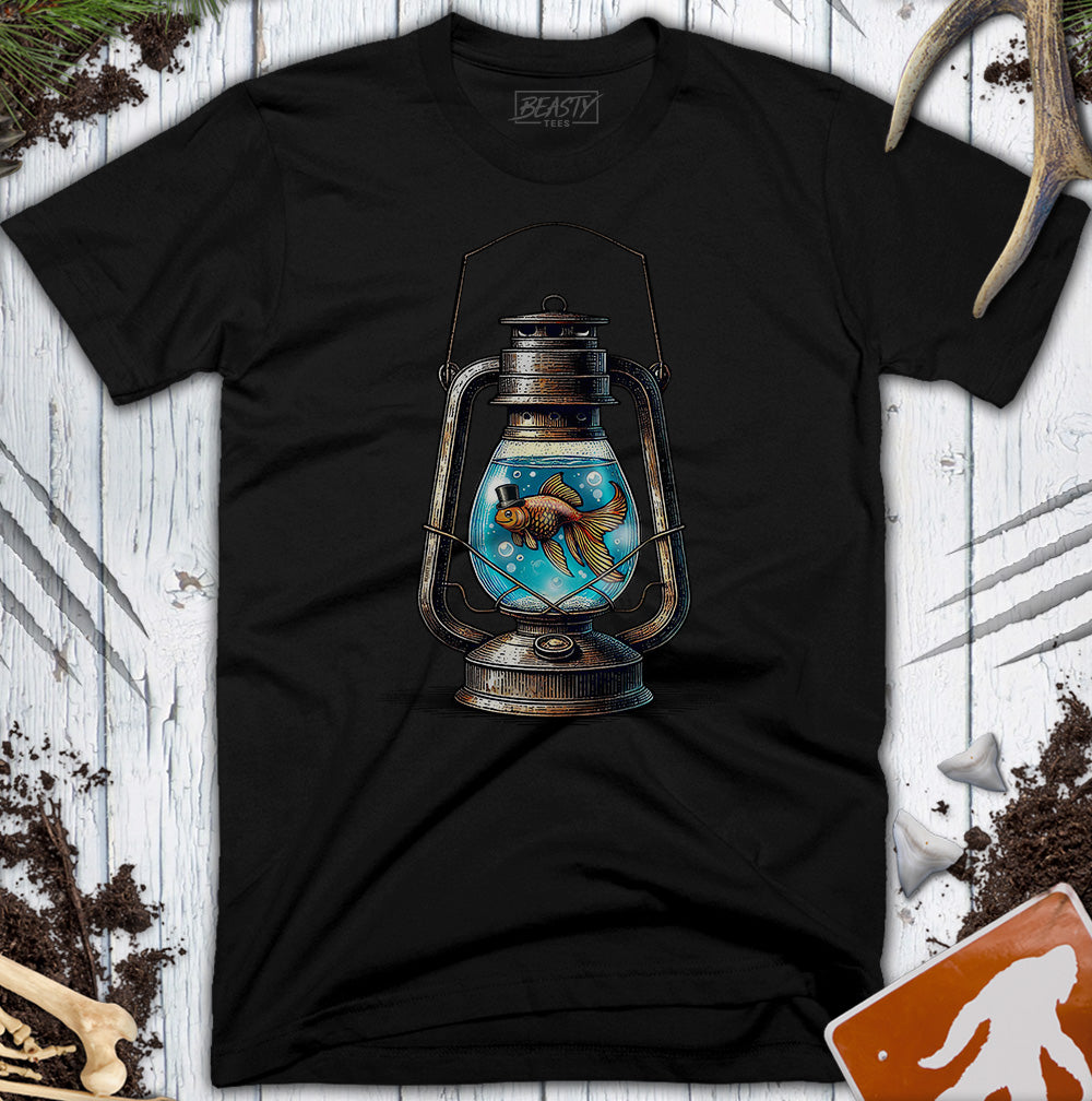 Vintage Lantern Goldfish T-Shirt