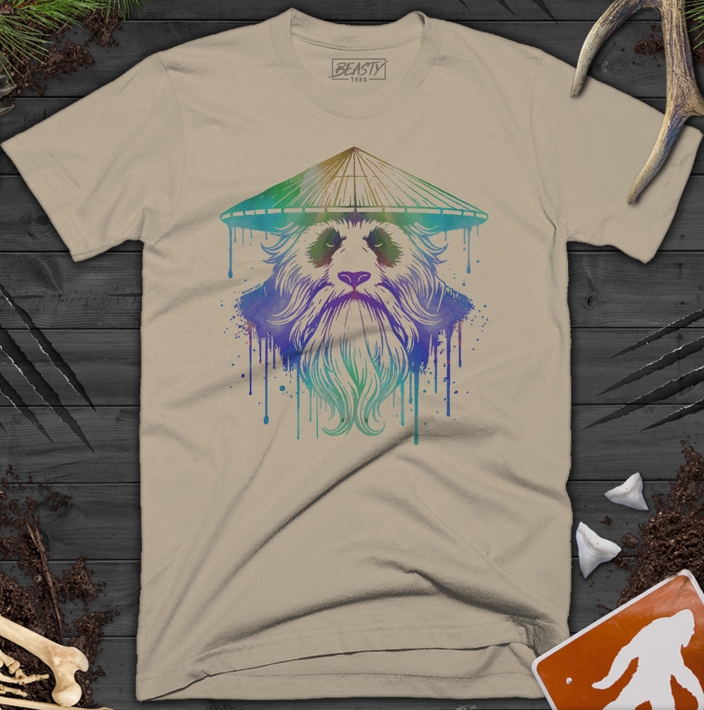 Paint Drip Samurai Panda T-Shirt