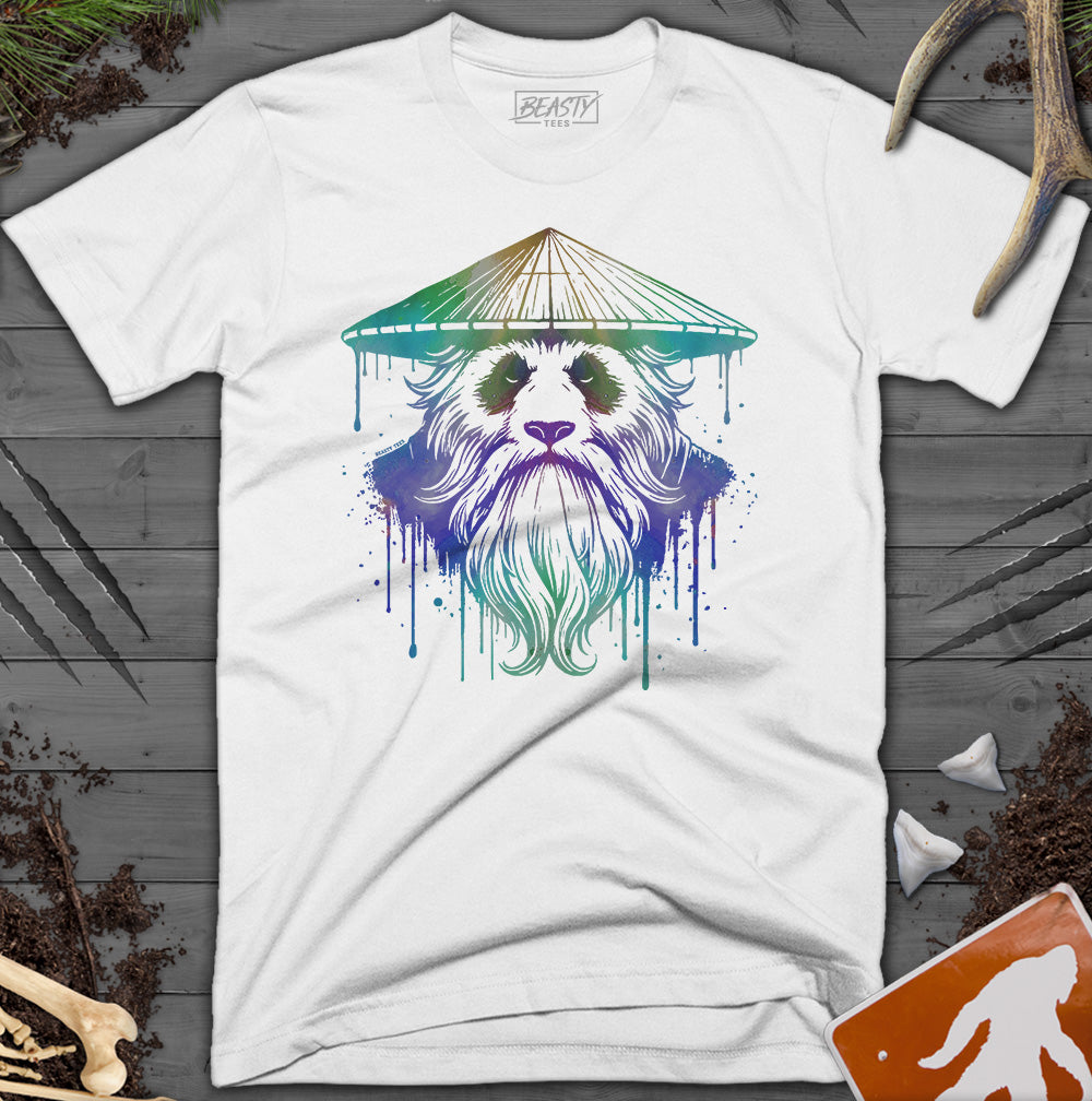 Paint Drip Samurai Panda T-Shirt