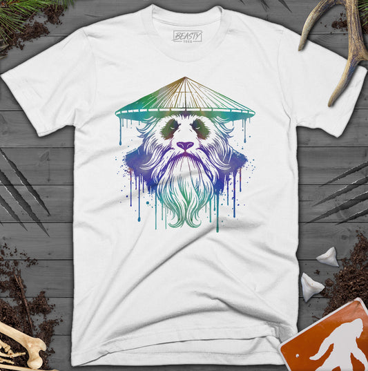 Paint Drip Samurai Panda T-Shirt