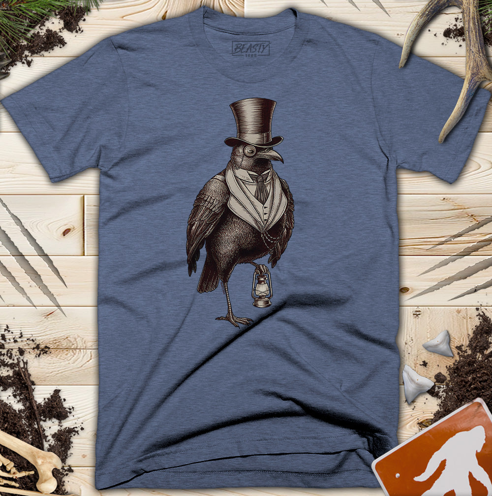 Vintage Lantern Crow T-Shirt