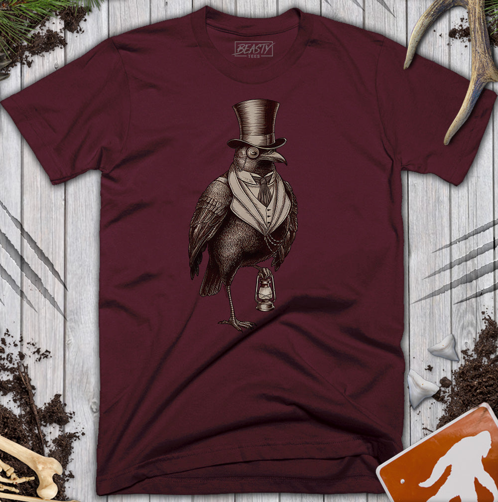 Vintage Lantern Crow T-Shirt