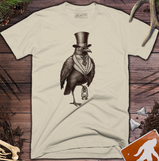 Vintage Lantern Crow T-Shirt