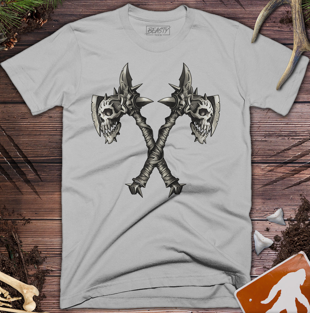 Skull Battle Axes T-Shirt