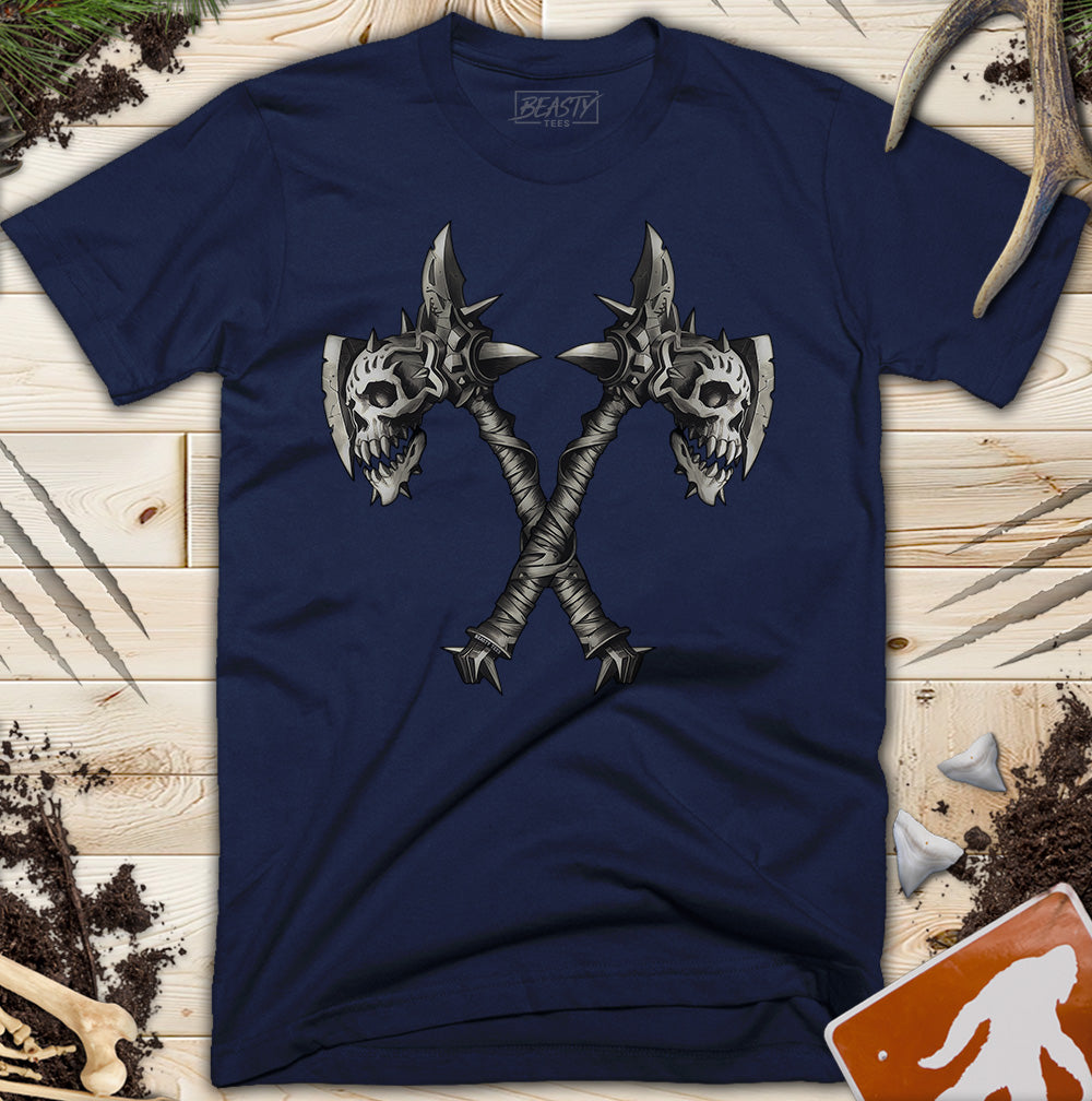 Skull Battle Axes T-Shirt