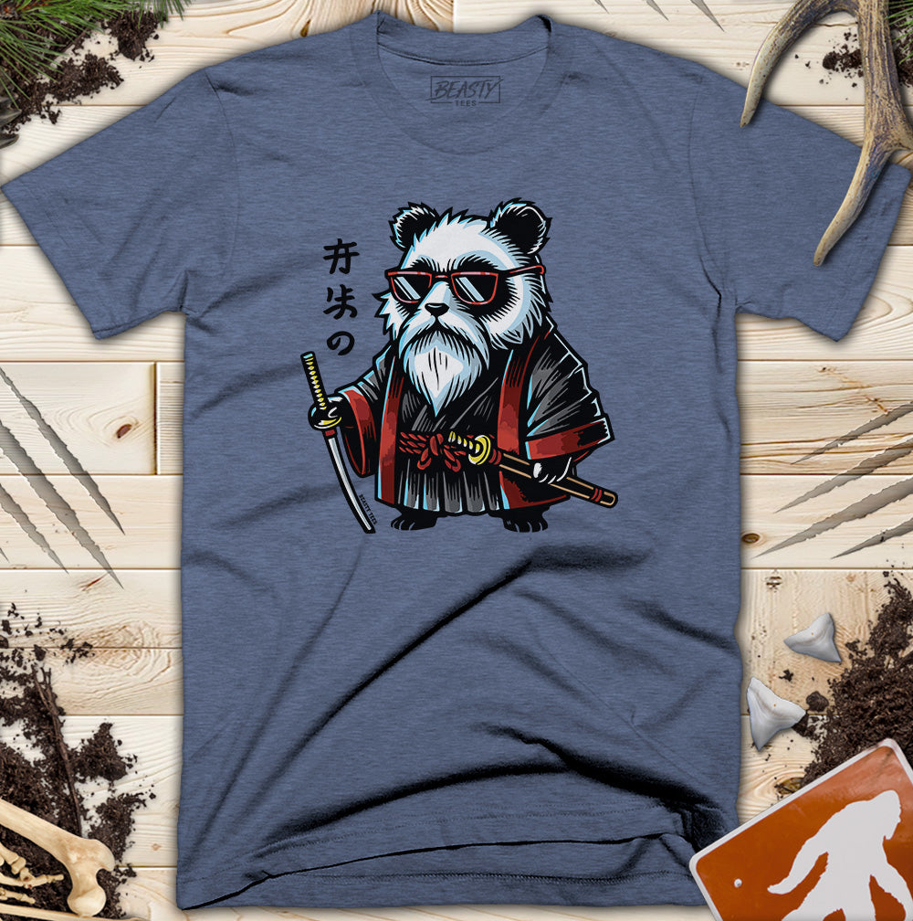 Samurai Chibi Panda-T-Shirt