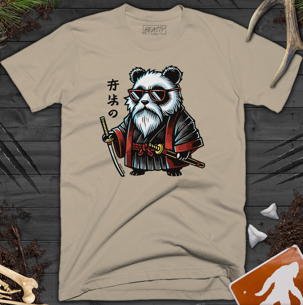 Samurai Chibi Panda-T-Shirt