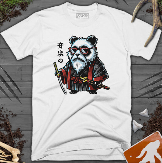 Samurai Chibi Panda-T-Shirt