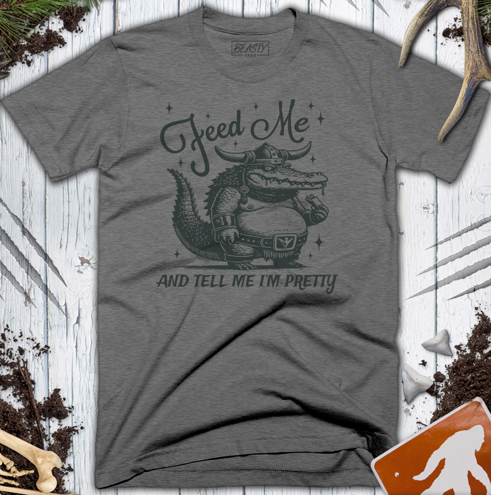 Feed Me Tell Me I'm Pretty Crocodile T-Shirt