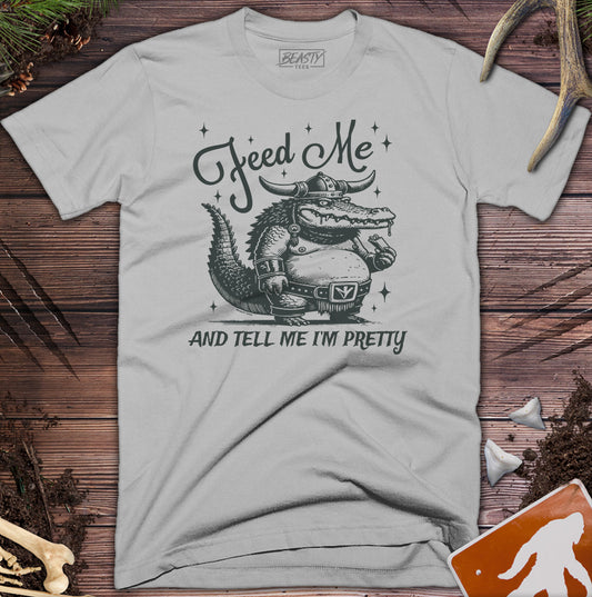 Feed Me Tell Me I'm Pretty Crocodile T-Shirt