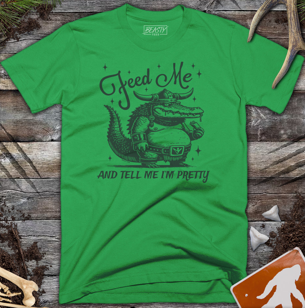 Feed Me Tell Me I'm Pretty Crocodile T-Shirt