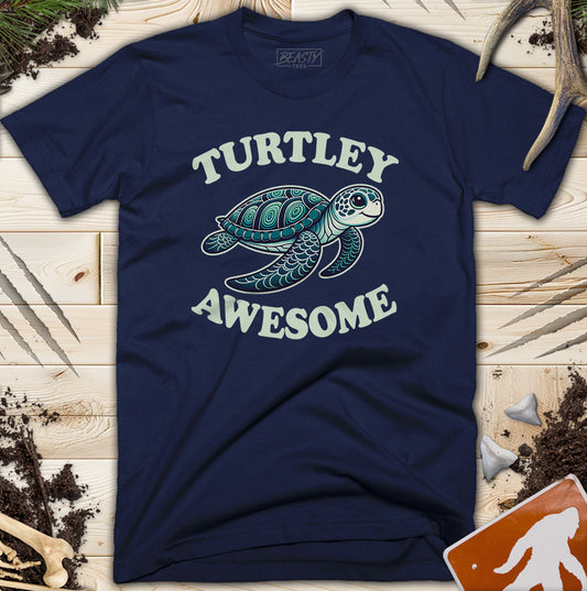 Turtley Awesome Sea Turtle T-Shirt
