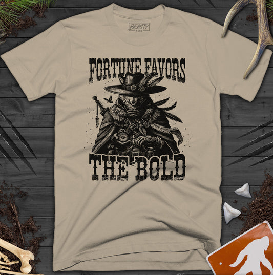 Fortune Favors The Bold Wolf T-Shirt