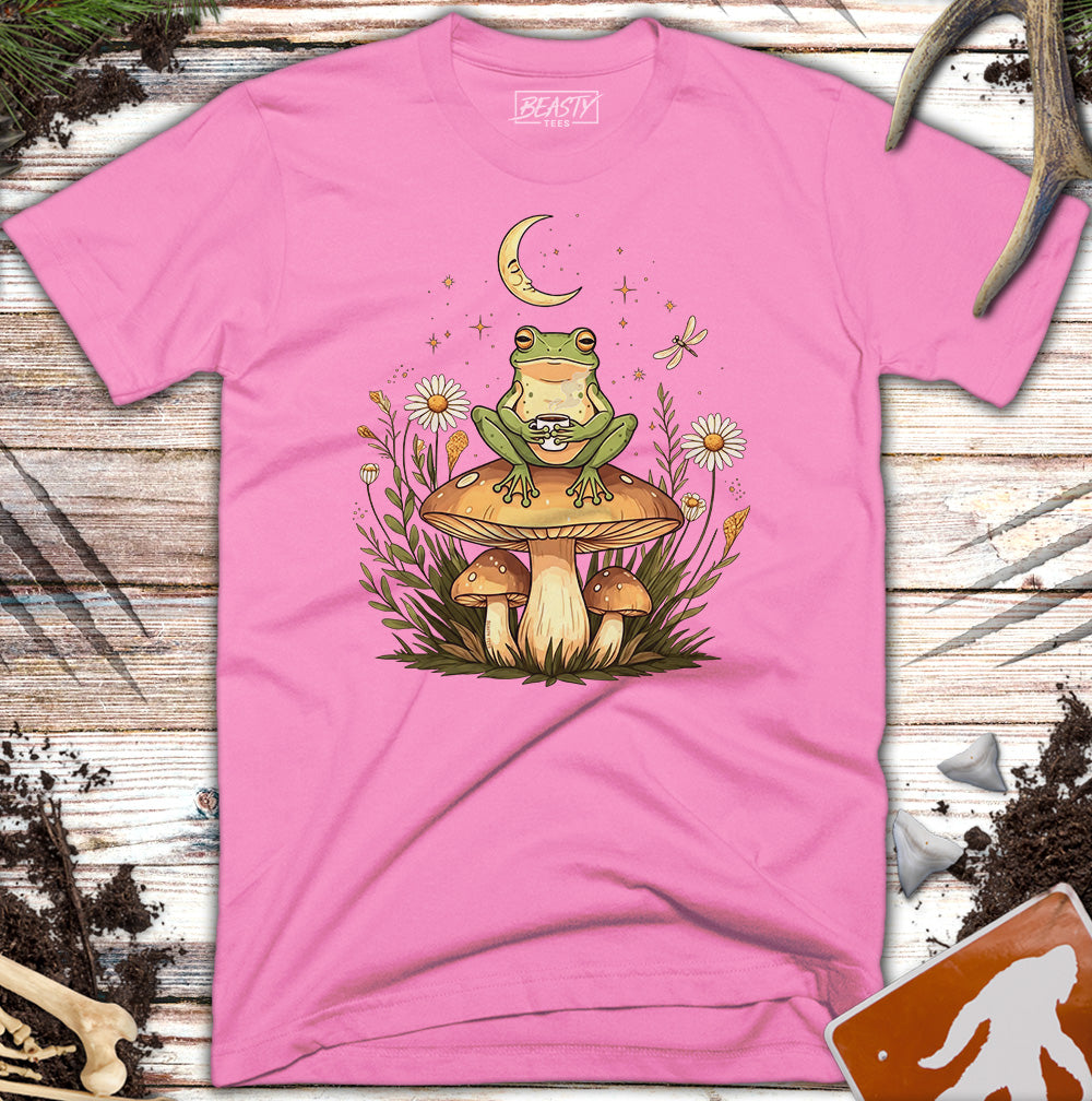 Mushroom Coffee Frog T-Shirt