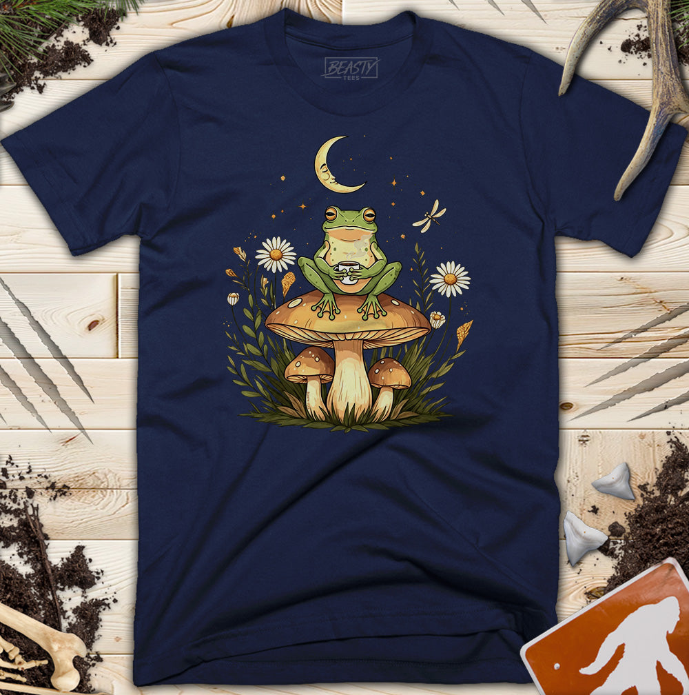 Mushroom Coffee Frog T-Shirt