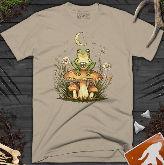 Mushroom Coffee Frog T-Shirt