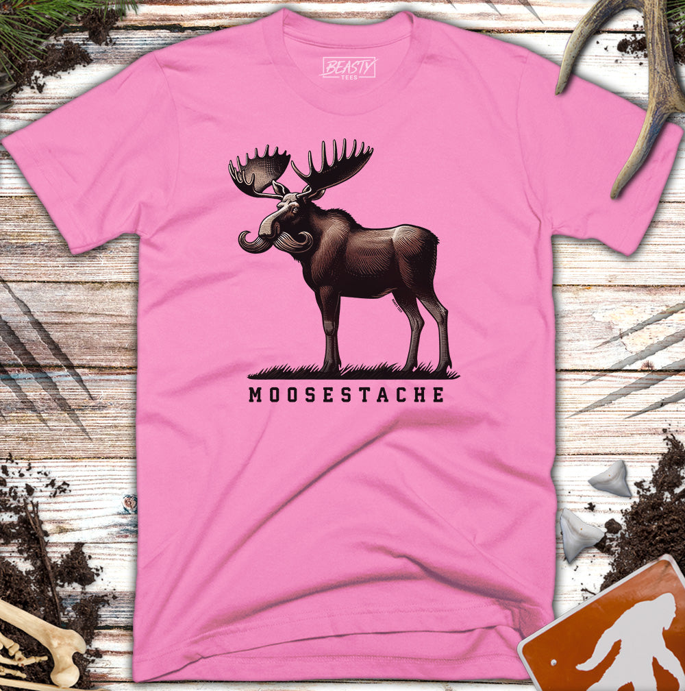 Moosestache Moose T-Shirt