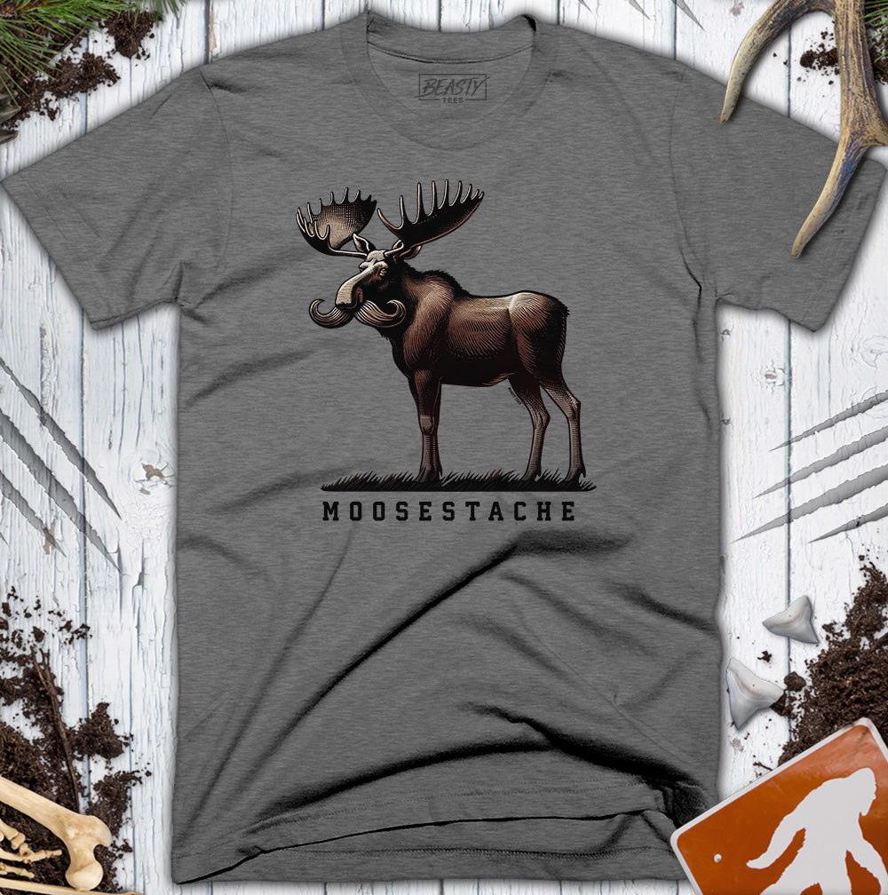 Moosestache Moose T-Shirt
