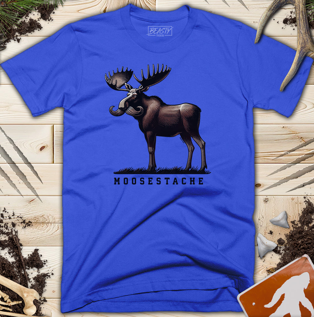 Moosestache Moose T-Shirt